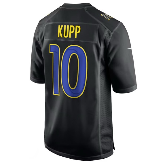 ❌SOLD❌ EUC [Nike] LA Rams #10 Cooper Kupp Black Football Jersey Men’s Sz 5XL - Picture 3 of 6